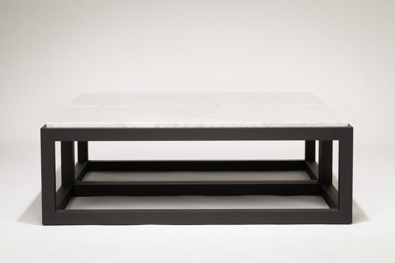 marble and wood coffee table double