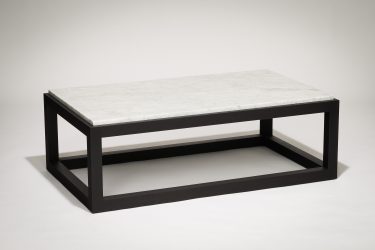 marble and wood coffee table single